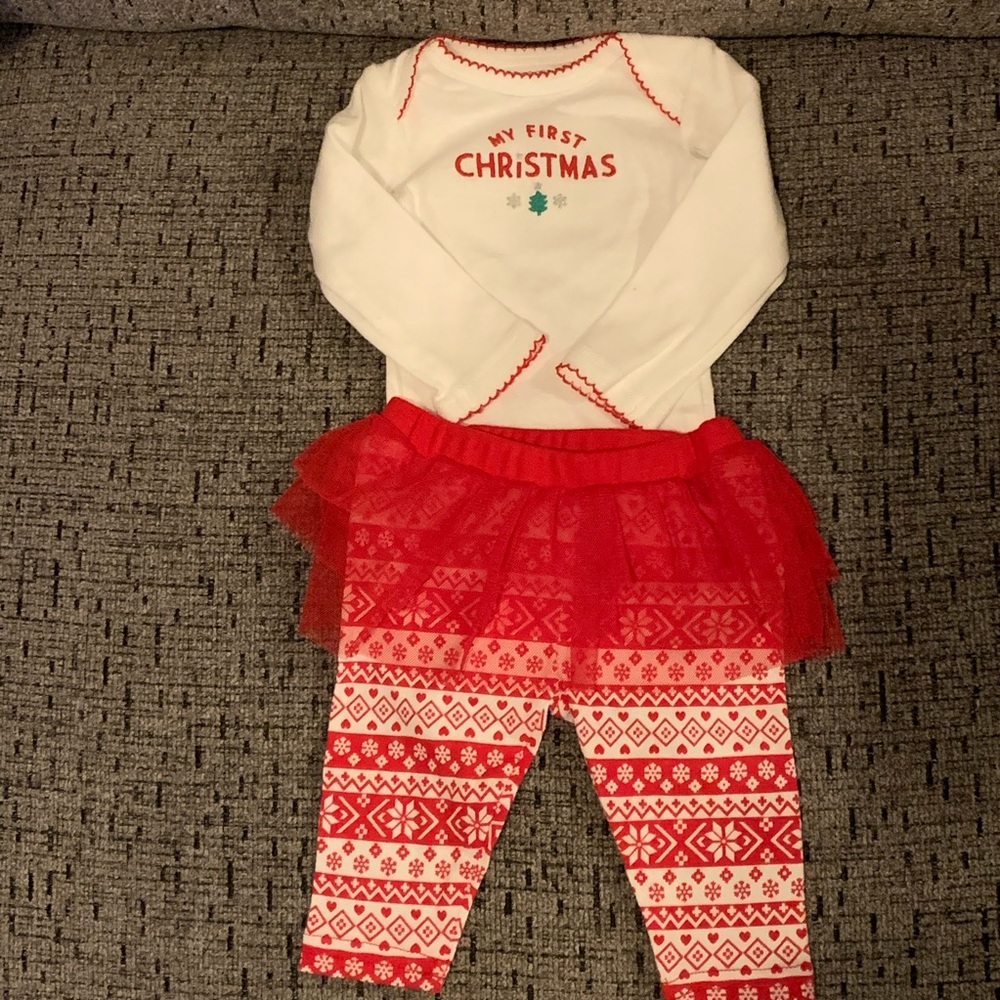 NWOT Carter’s 1st Christmas Outfit